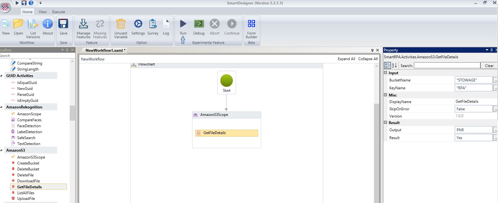 Amazon S3 Get File Details Robility Docs